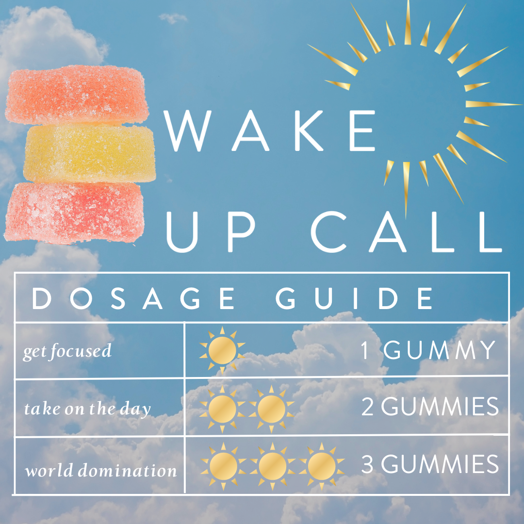 Wake Up Call CBD/GBG Day Time Gummies
