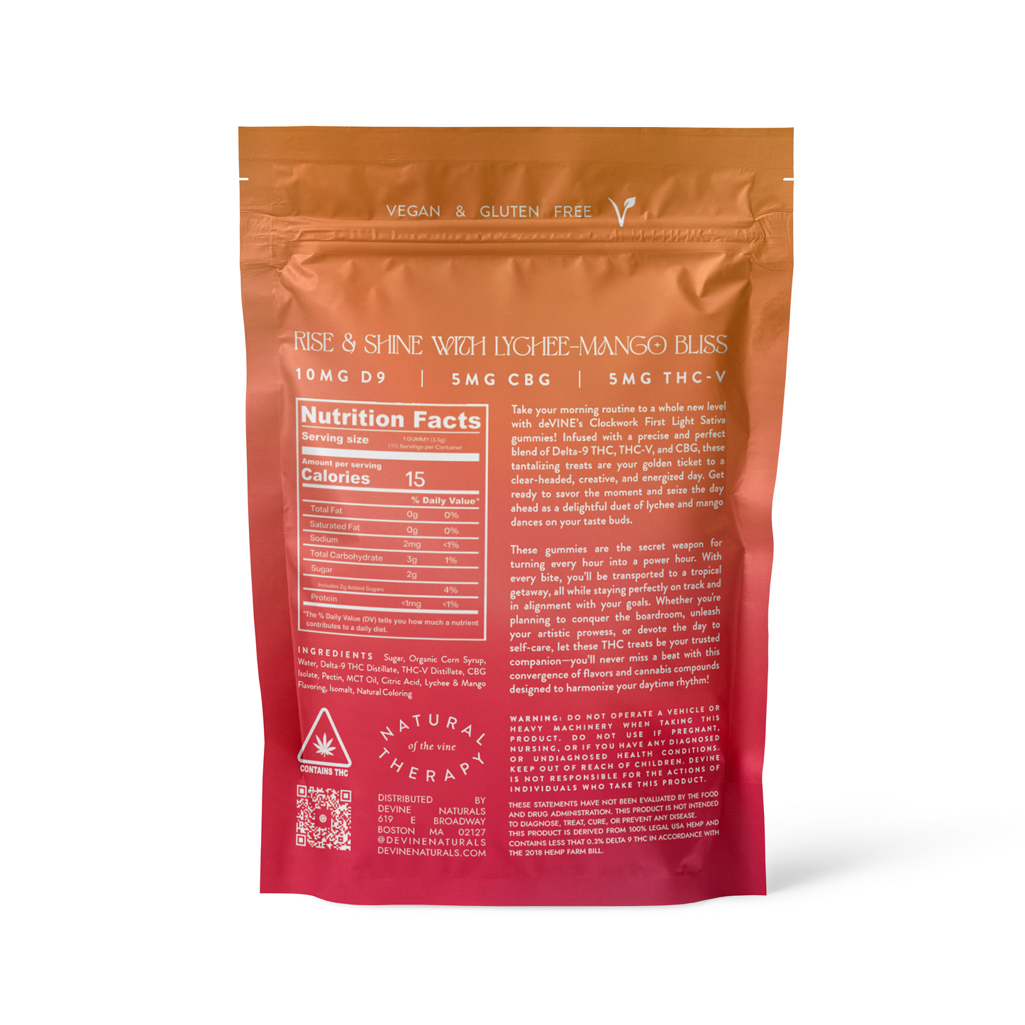 Clockwork - First Light Sativa ∆9 Gummies