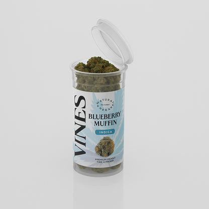 VINES Indica THC-A Flower - Blueberry Muffin